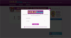 Desktop Screenshot of goldsavings.com